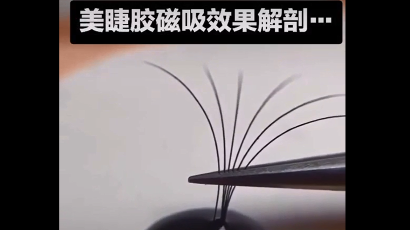 美睫膠磁吸視頻講解